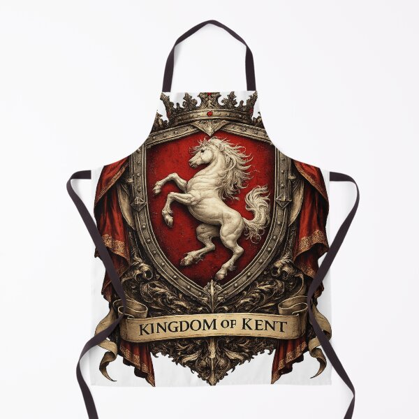 Item preview, Kingdom of Kent Heraldic Crest – Medieval Shield Fantasy Heraldry Art designed and sold by GarnerSupplyCo.