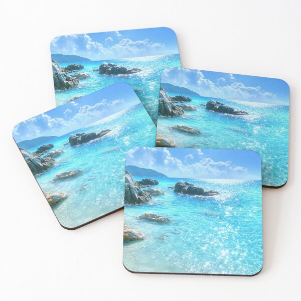 Item preview, Shimmering Blue Sea | Sparkling Summer Ocean Waves Photography designed and sold by FlowNestStudio.