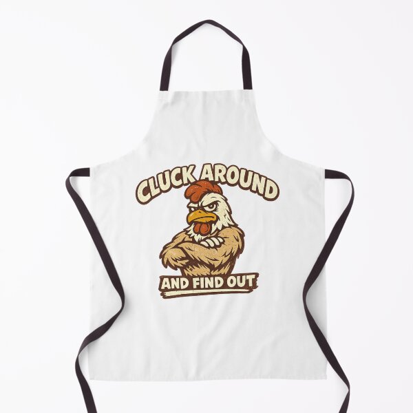 Item preview, Cluck Around and Find Out – Funny Angry Chicken designed and sold by LaughLab Apparel.