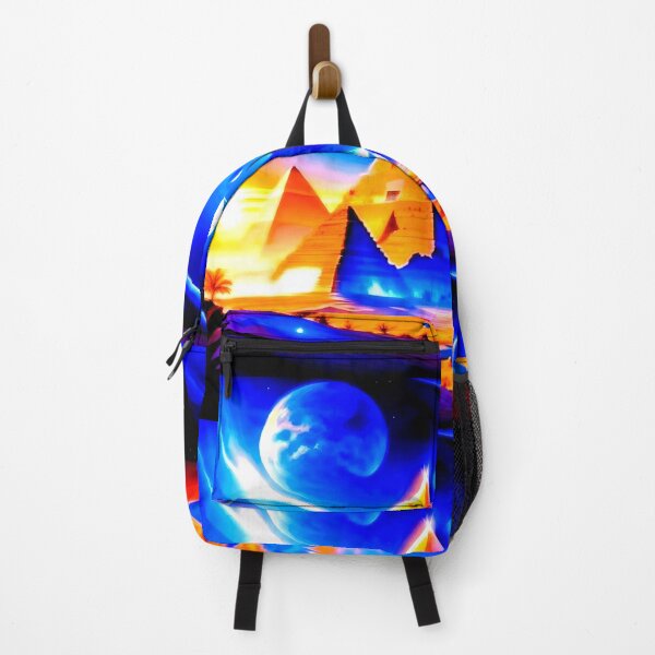 Item preview, Pyramids and Planets Fantasy Landscape designed and sold by Trinketsonline.
