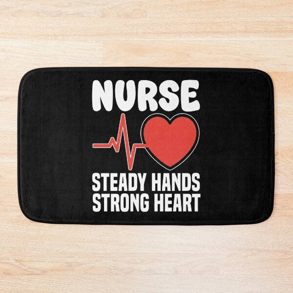 Item preview, NURSE - STEADY HANDS STRONG HEART designed and sold by KEF Custom.