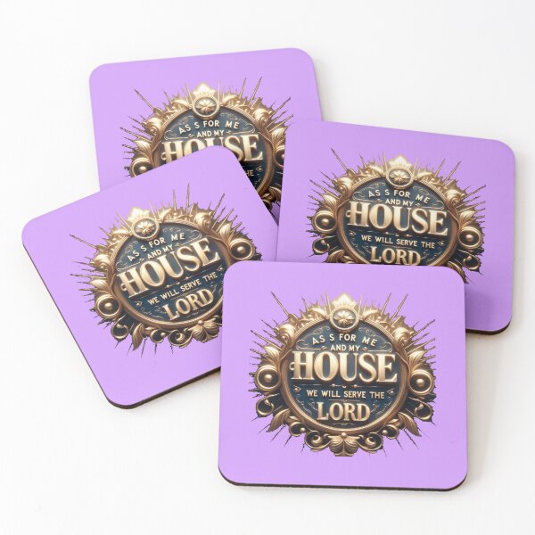 Item preview, Holy Declaration of Faith – “As for Me and My House, We Will Serve the Lord”  designed and sold by PaintMeWorld.