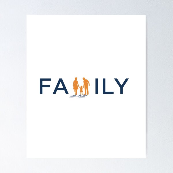 Item preview, FAMILY Minimalist Word Art Family Silhouette Typography designed and sold by HBDStudio.