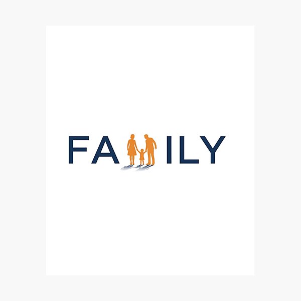 Item preview, FAMILY Minimalist Word Art Family Silhouette Typography designed and sold by HBDStudio.