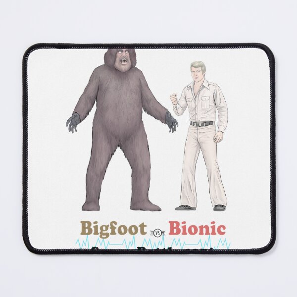 Item preview, Bigfoot Vs. Six Million Dollar Man Showdown designed and sold by GarciaOScStudio.