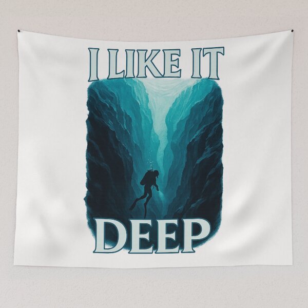 Item preview, I Like It Deep – Deep Sea Dive Wordplay designed and sold by Places On Earth.