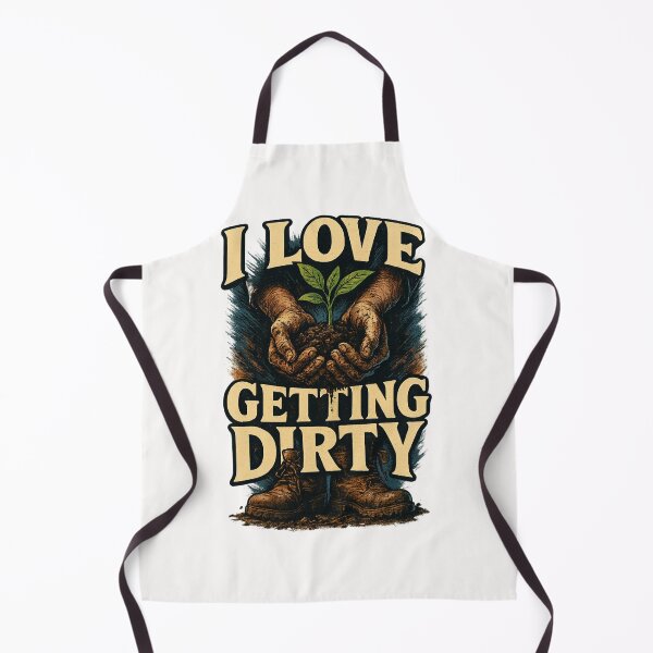 Item preview, I Love Getting Dirty – Hands in Soil Gardening Joke designed and sold by Places On Earth.