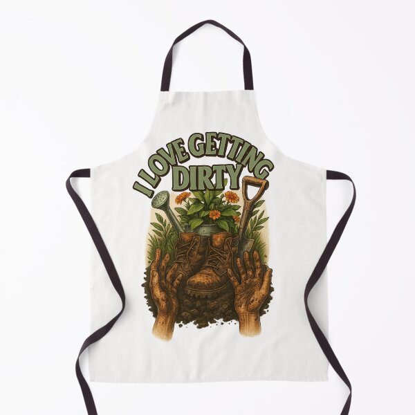 Item preview, I Love Getting Dirty – Garden Tools and Flowerbed Gag designed and sold by Places On Earth.