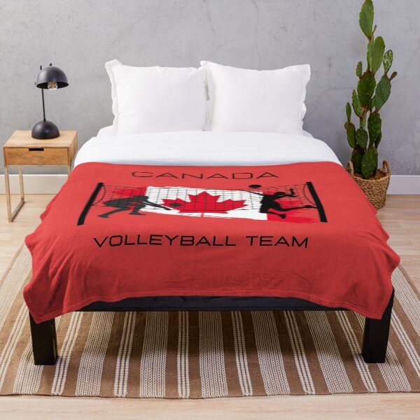 Item preview, Canada Volleyball Passion – Silhouettes & Flag Design designed and sold by MarioWorksHQ.