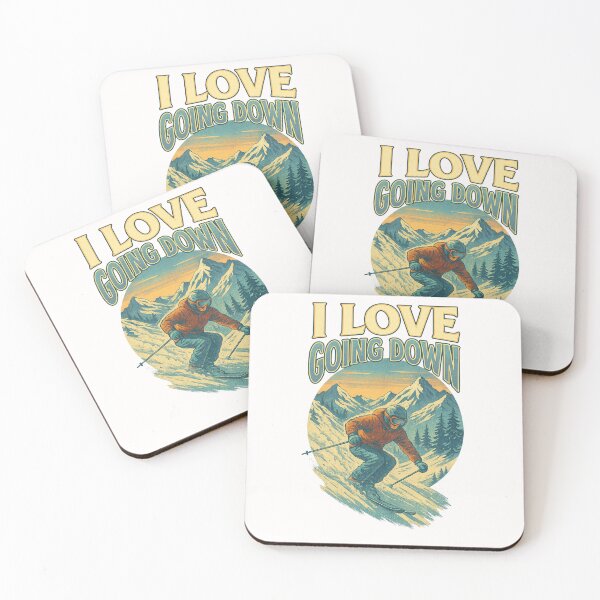 Item preview, I Love Going Down – Ski Slope Humor  designed and sold by Places On Earth.