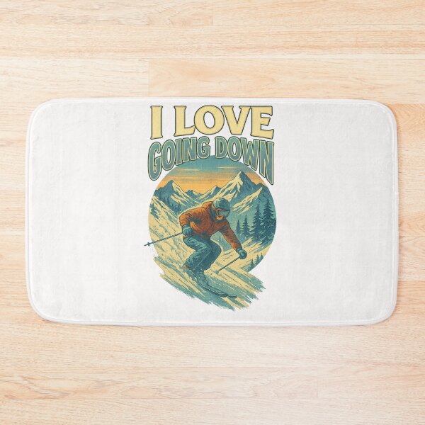 Item preview, I Love Going Down – Ski Slope Humor  designed and sold by Places On Earth.