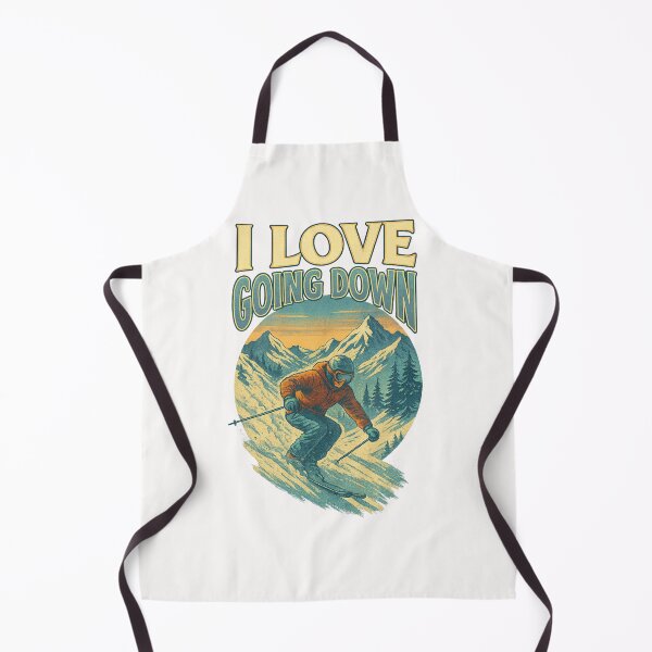 Item preview, I Love Going Down – Ski Slope Humor designed and sold by Places On Earth.