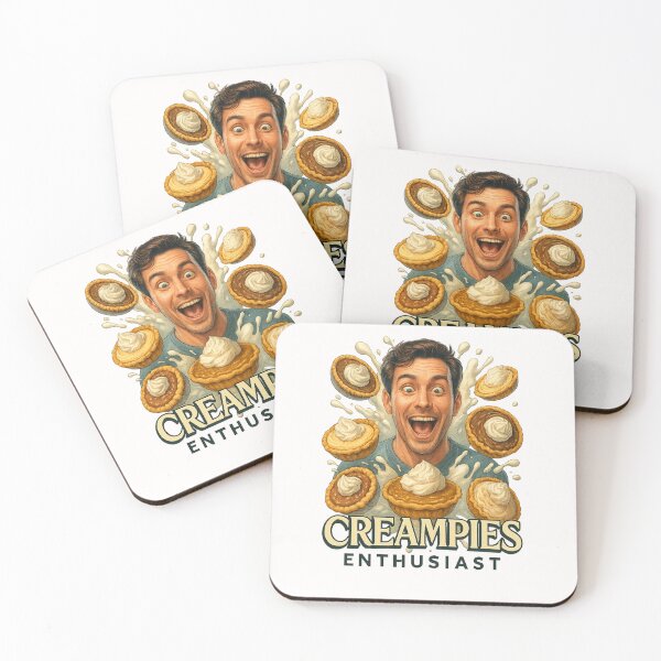 Item preview, Creampies Enthusiast – Whipped Pie Explosion with Goofy Grin designed and sold by Places On Earth.