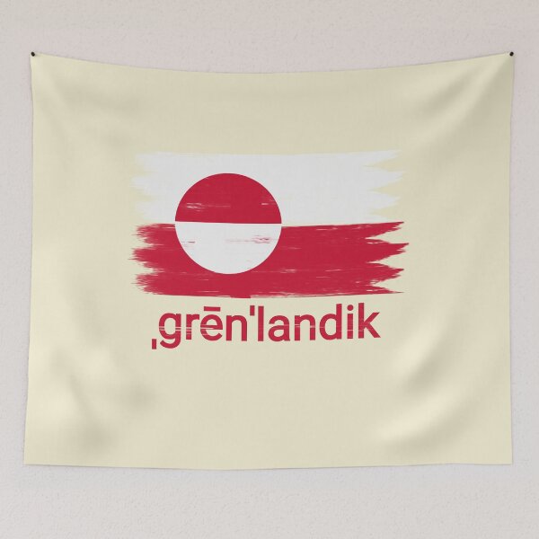 Item preview, Greenlandic flag of Greenland  designed and sold by vibeno1.