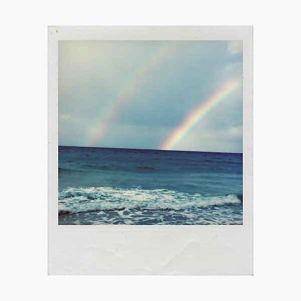 Double Rainbow Polaroid Photographic Print