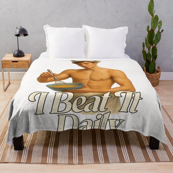 Item preview, I Beat It Daily – Shirtless Chef Mixing Batter designed and sold by Places On Earth.