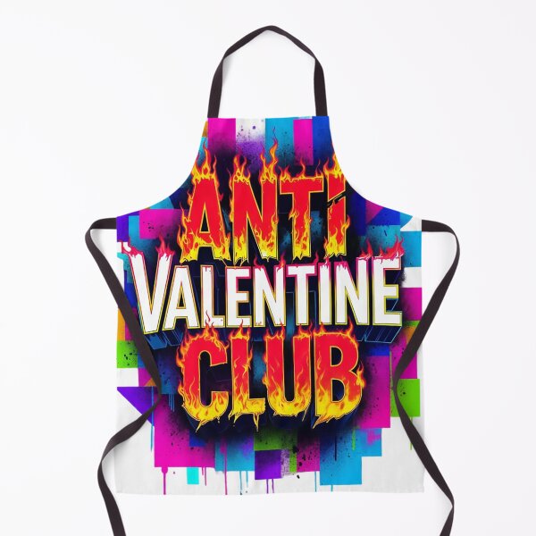 Item preview, Fiery Anti Valentine Club Neon Pop Art designed and sold by newvisionart191.