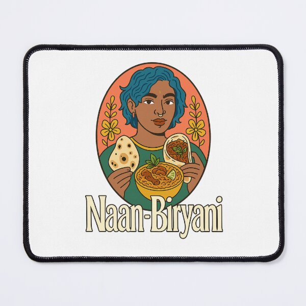 Item preview, Naan-Biryani – Bold Indian Food Joke with LGBTQ Pun designed and sold by Places On Earth.