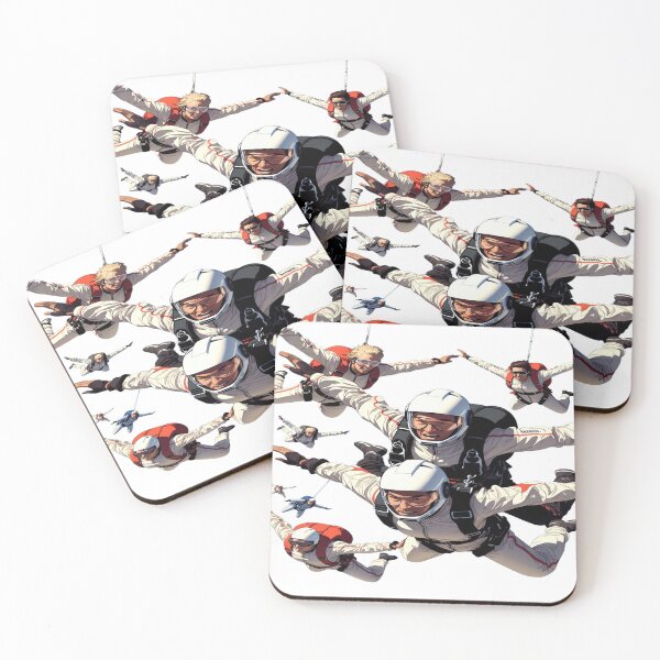Item preview, Freefall Brotherhood – Extreme Skydiving Team in Mid-Air Action designed and sold by Sushikidsntod.