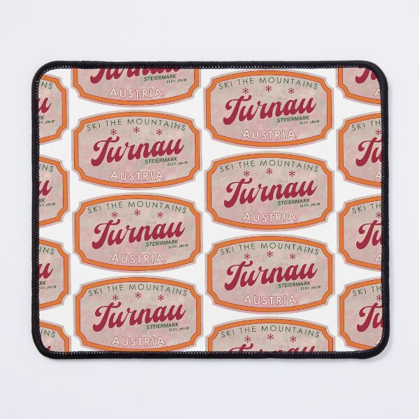 Item preview, Turnau, Austria, Steiermark, Ski, textured skiing badge designed and sold by Wanderful-roads.