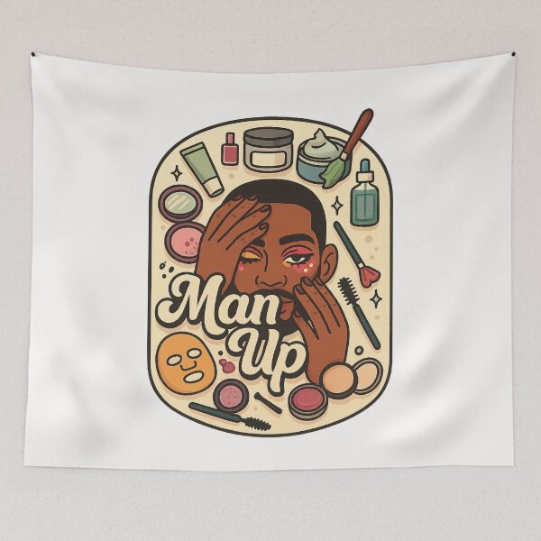 Item preview, Man Up Skincare for Men - Toxic Masculinity designed and sold by Places On Earth.