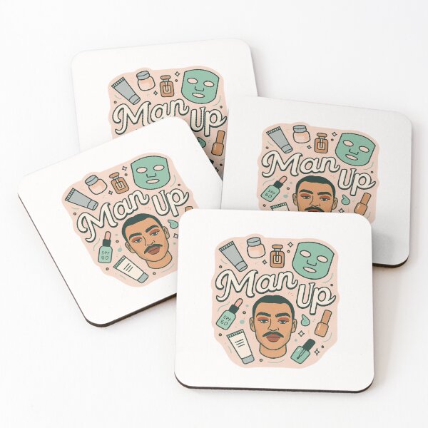 Item preview, Man Up - Men Deserve Skincare Too designed and sold by Places On Earth.