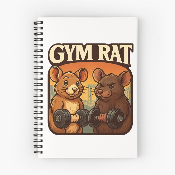 Item preview, Strong Like a Gym Rat - Workout Pun designed and sold by Places On Earth.