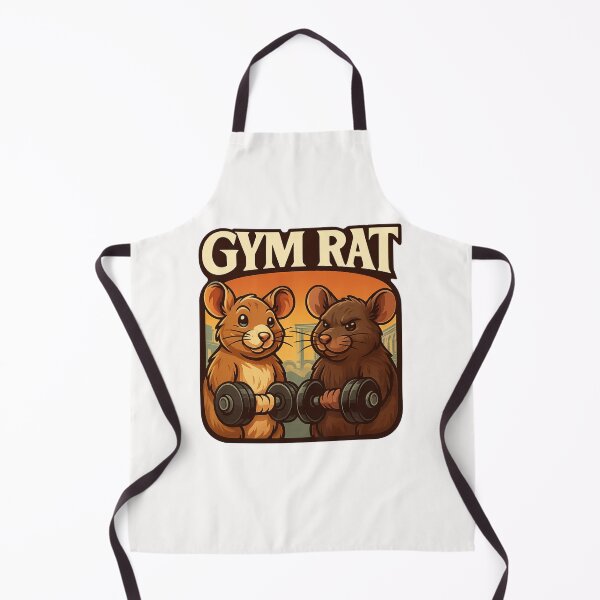 Item preview, Strong Like a Gym Rat - Workout Pun designed and sold by Places On Earth.