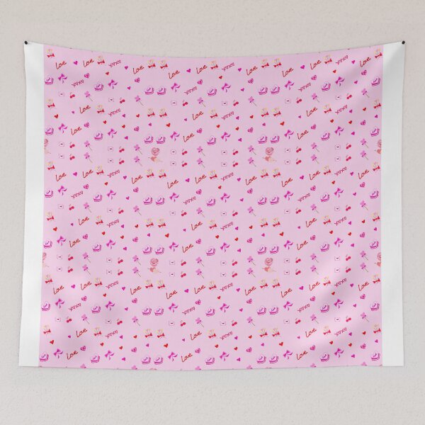 Item preview, Valentine theme, hearts and bows designed and sold by Velvet&LaceFinds.