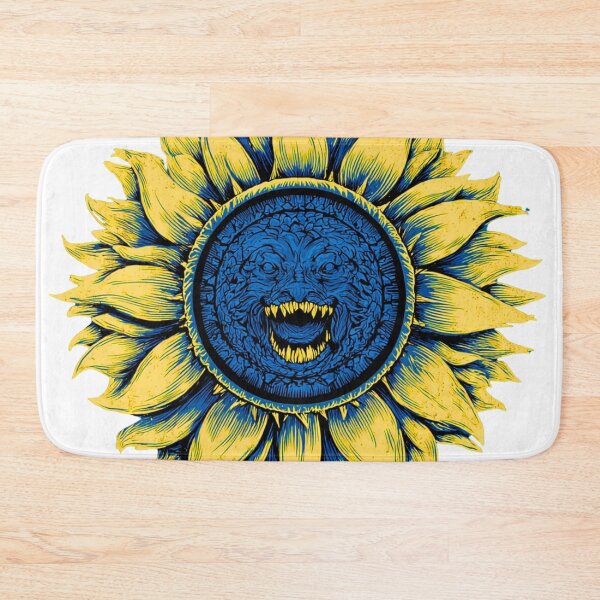 Item preview, UKRAINE WAR TOKEN Yellow & Blue Demon  designed and sold by Zen Candy 3000 Travis Nicholas Zariwny.