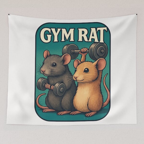 Item preview, Lifting Crew Gym Rats - Bodybuilding Pun designed and sold by Places On Earth.