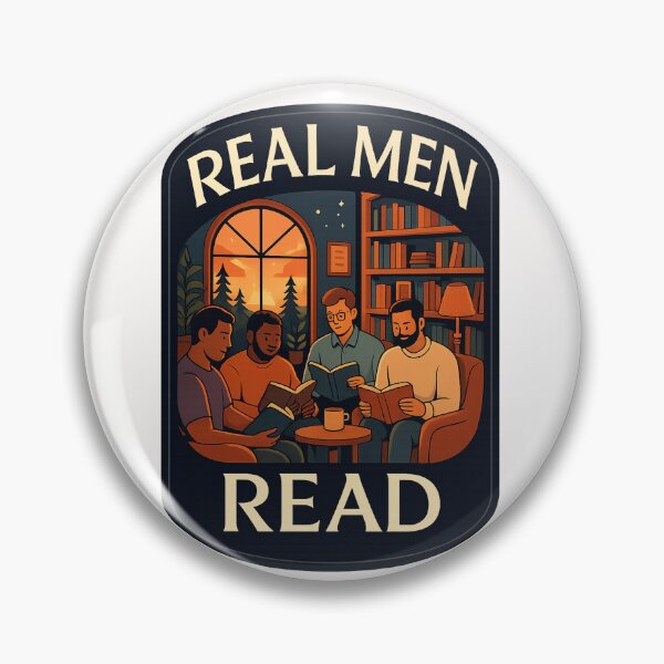 Item preview, Real Men Read Books - Reading is Masculine designed and sold by Places On Earth.