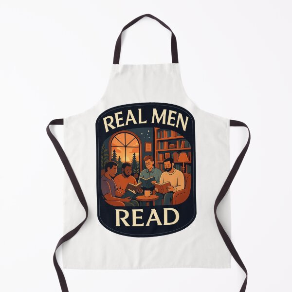 Item preview, Real Men Read Books - Reading is Masculine designed and sold by Places On Earth.