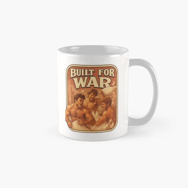 Item preview, Built for War, Ready for Pillow Fights designed and sold by Places On Earth.