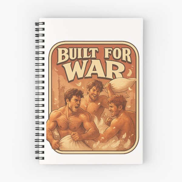 Item preview, Built for War, Ready for Pillow Fights designed and sold by Places On Earth.