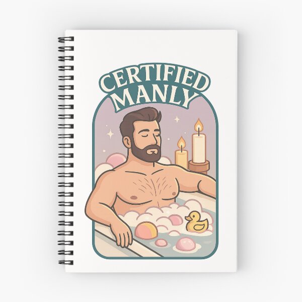Item preview, Manly Men Take Bubble Baths - Certified Manly designed and sold by Places On Earth.