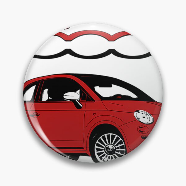 Item preview, Fiat 500 Red And White designed and sold by something-2020.