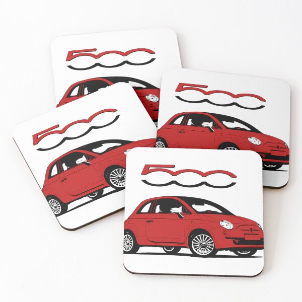 Item preview, Fiat 500 Red And White designed and sold by something-2020.