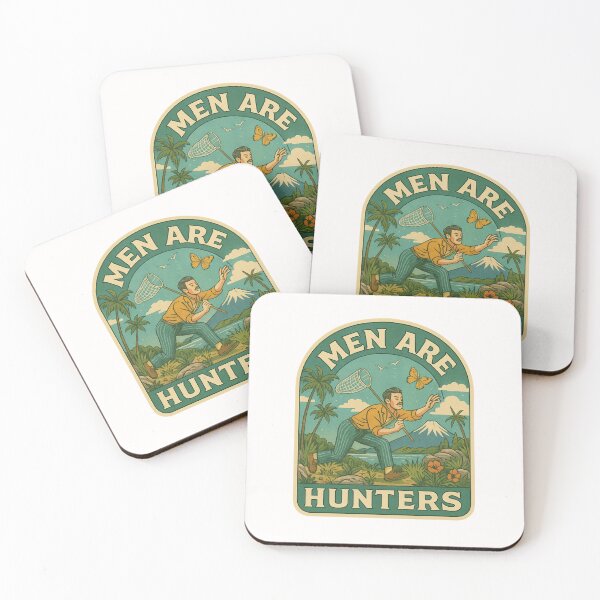Item preview, Men Are Hunters – Butterfly Chase Edition designed and sold by Places On Earth.
