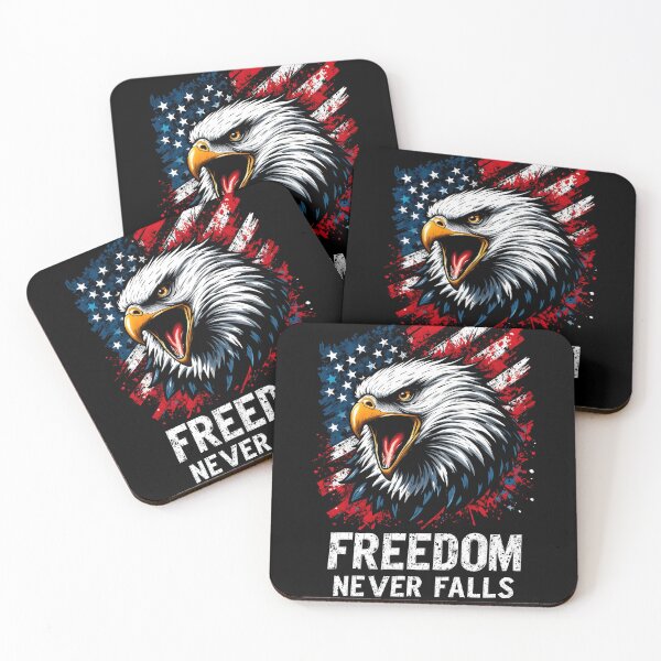 Item preview, Fierce Eagle Streetwear – Freedom Never Falls Aggressive Tattoo Style Design designed and sold by Geralthewhite.