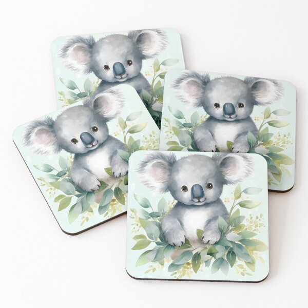 Item preview, Adorable koala entre hojas designed and sold by paulrommer.