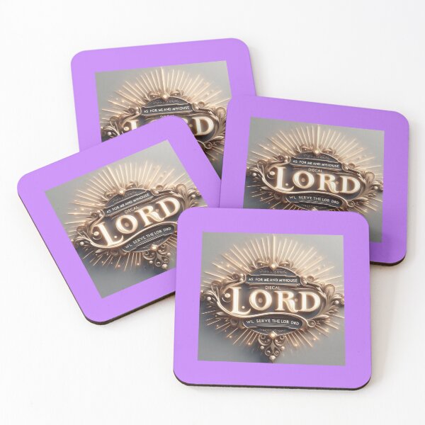 Item preview, Holy Declaration of Faith – “As for Me and My House, We Will Serve the Lord”  designed and sold by PaintMeWorld.