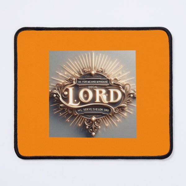 Item preview, Holy Declaration of Faith – “As for Me and My House, We Will Serve the Lord”  designed and sold by PaintMeWorld.