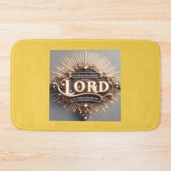 Item preview, Holy Declaration of Faith – “As for Me and My House, We Will Serve the Lord”  designed and sold by PaintMeWorld.
