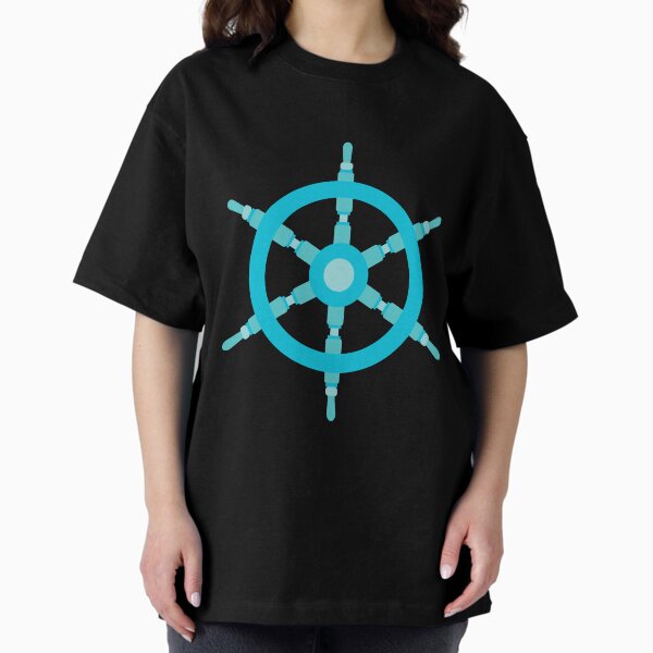Item preview, Blue Ship Steering Wheel designed and sold by Sketchbrooke.