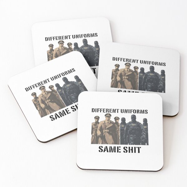 Item preview, Different Uniforms Same Shit Satire designed and sold by nryum.