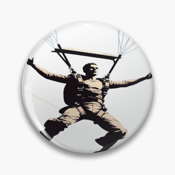 Item preview, Touching the Sky – Solo Parachutist in Epic Descent Illustration designed and sold by Sushikidsntod.
