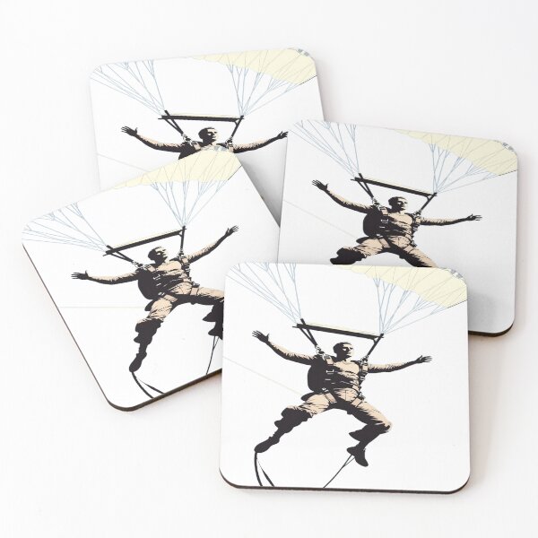 Item preview, Touching the Sky – Solo Parachutist in Epic Descent Illustration designed and sold by Sushikidsntoddlers.