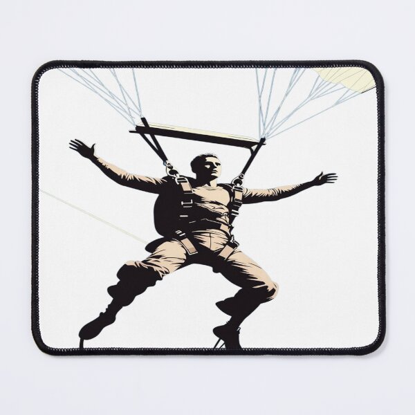 Item preview, Touching the Sky – Solo Parachutist in Epic Descent Illustration designed and sold by Sushikidsntoddlers.