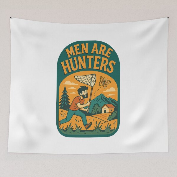 Item preview, Men Are Hunters – Mountain Edition designed and sold by Aryabek.